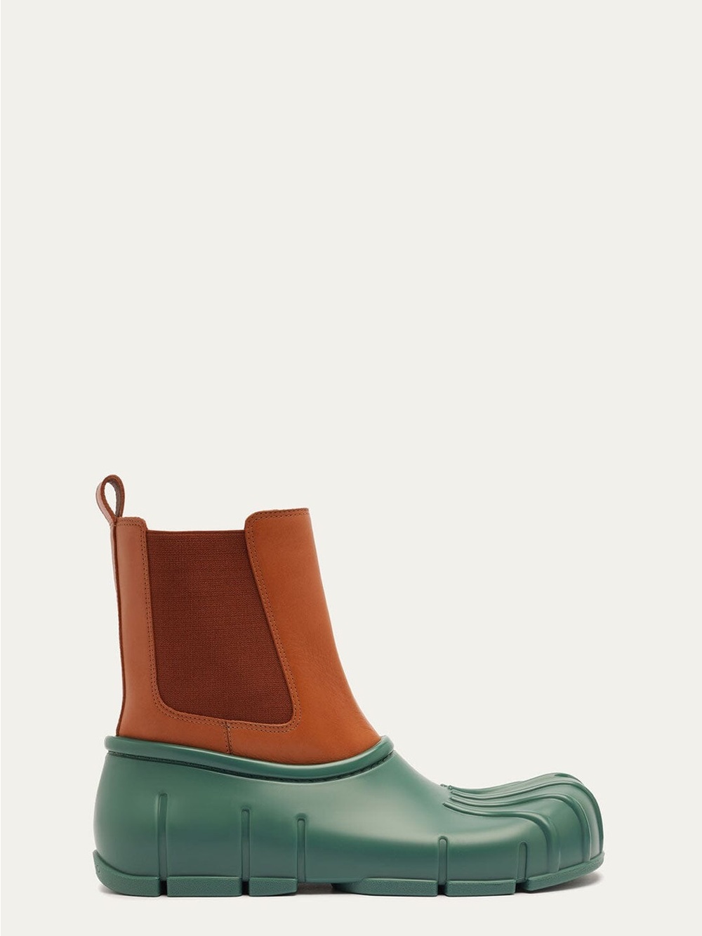 FARM RIO Forest Green Monstera Rain Chelsea Boot